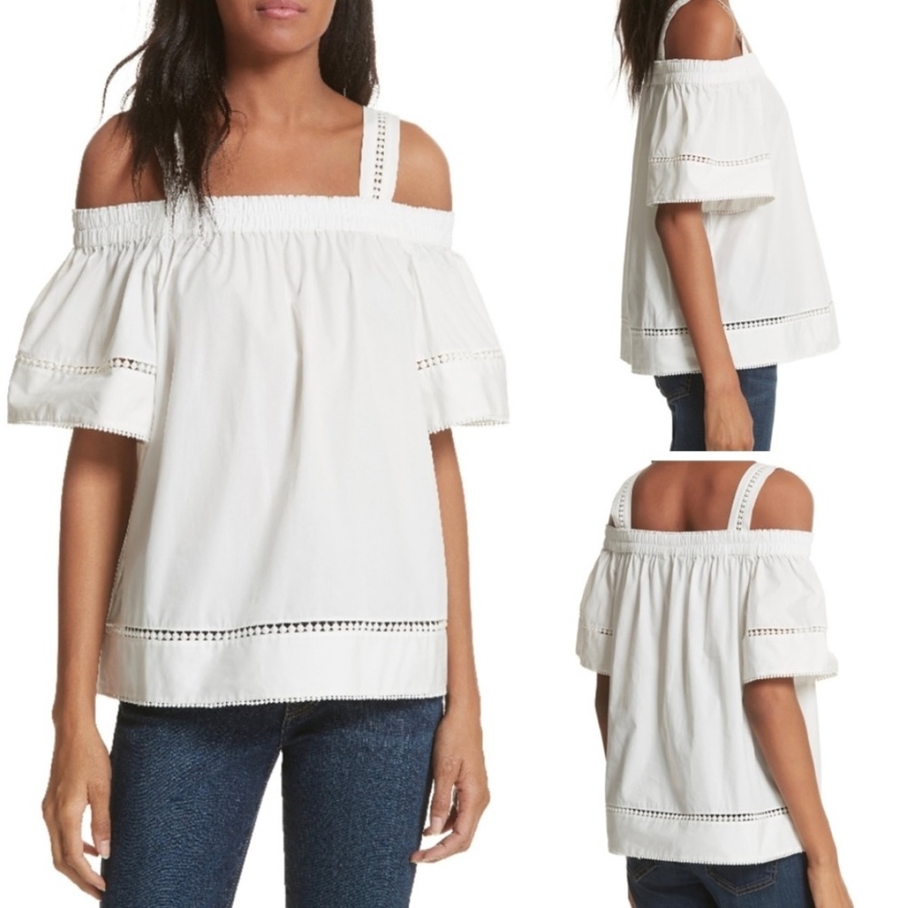 Ted Baker cut out cotton top size XS